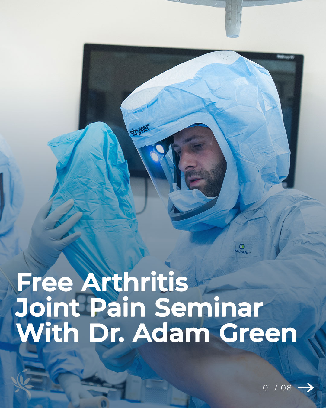 Free Arthritis Joint Pain Seminar With Dr. Adam Green